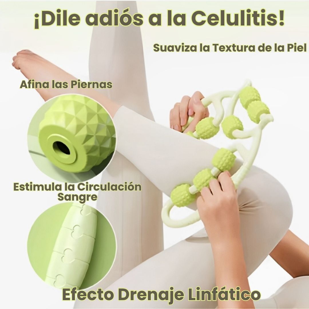 Masajeador Efecto Drenaje Linfático - Adios Celulitis!