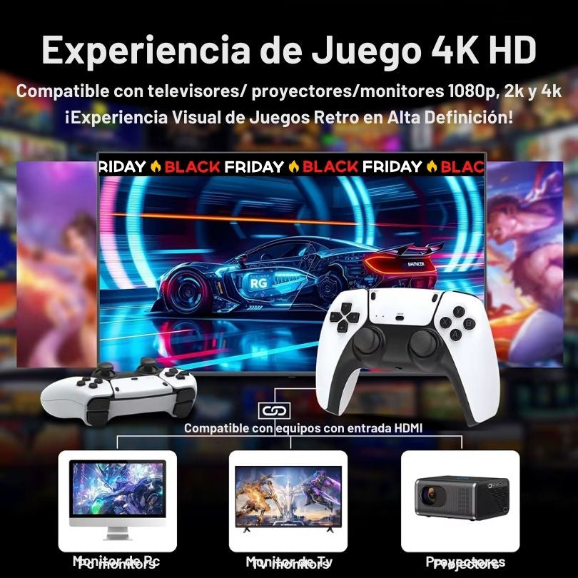 RETROPLAY 4K - REVIVE TU INFANCIA CON TUS JUEGOS RETRO!