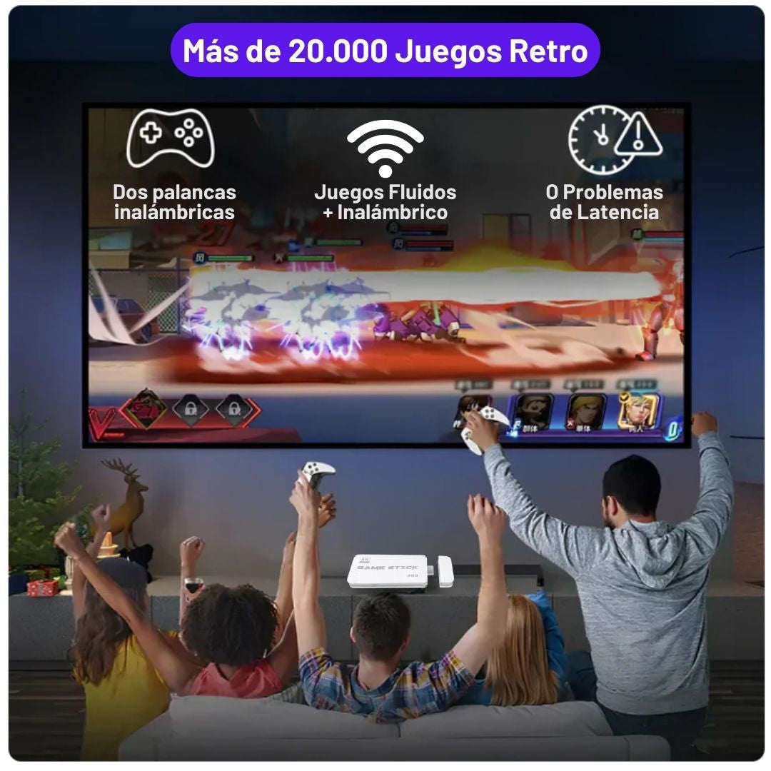 RETROPLAY 4K - REVIVE TU INFANCIA CON TUS JUEGOS RETRO!