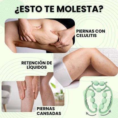 Masajeador Efecto Drenaje Linfático - Adios Celulitis!