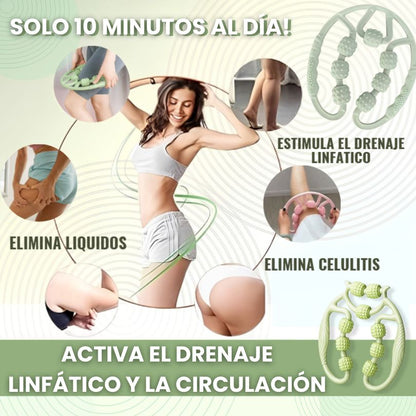 Masajeador Efecto Drenaje Linfático - Adios Celulitis!